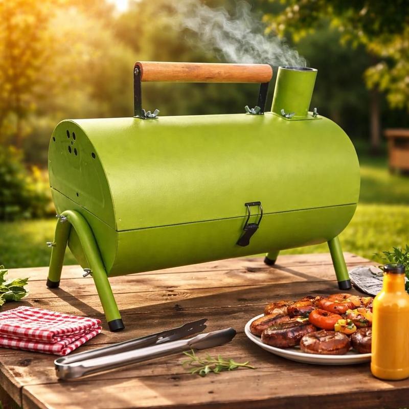 Churrasqueira a Bafo Portátil para Pescaria Viagens Camping